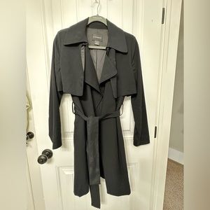 Club Monaco black trench coat